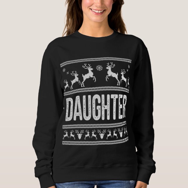 Daughter Ugly Christmas Sweater (Front)