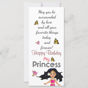 Daughter's Birthday Flat Card