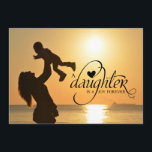 Daughter's Birthday Party Mother Hosting Invites<br><div class="desc">"A DAUGHTER IS A JOY FOREVER" in beautiful typography/calligraphy on YOUR PHOTO ( or you can use the template photo ) custom birthday party invitation for a change. I thought this would make a one-of-a-kind mother-hosting party invitation for daughters at all age, from 1st birthday, sweet16 to any birthday celebration!...</div>