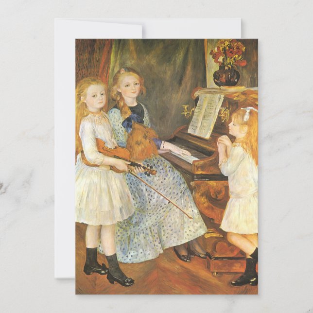 Daughters of Catulle Mendes by Pierre Renoir (Front)