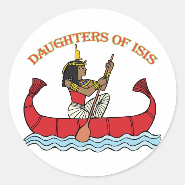Daughters of Isis Classic Round Sticker (Front)