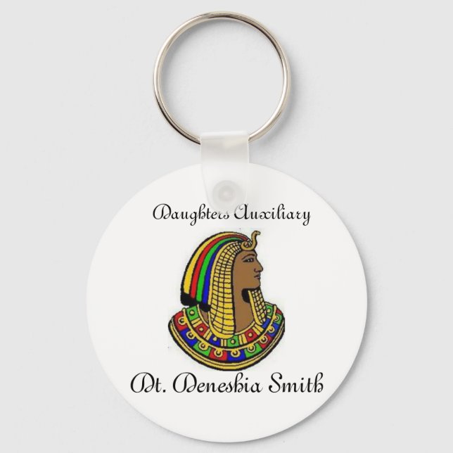 Daughters of Isis Keychain - Customized (Front)