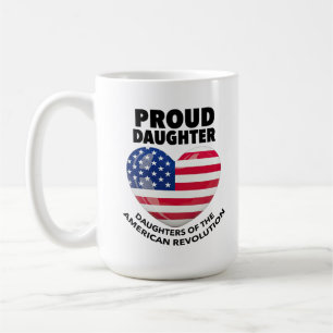 Daughters of the American Revolution Proud Patriot Coffee Mug