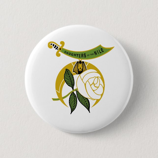Daughters of the Nile 2 Inch Round Button (Front)