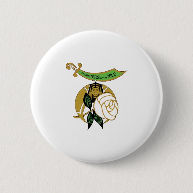 Daughters of the Nile 2 Inch Round Button (Front)