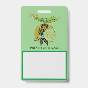 DAUGHTERS of the NILE Badge