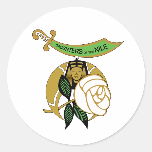 Daughters of the Nile Classic Round Sticker (Front)