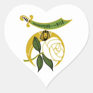 Daughters of the Nile Heart Sticker