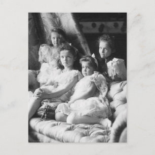 Daughters tsar of Russia, OTMA Romanov Postcard
