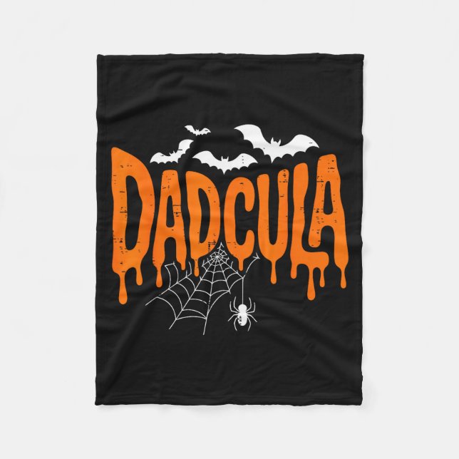 Daula Funny Halloween Dad Costume Sder Bat For Dad Fleece Blanket (Front)
