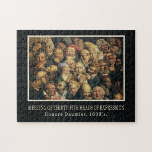 Daumier’s Expressions art puzzle