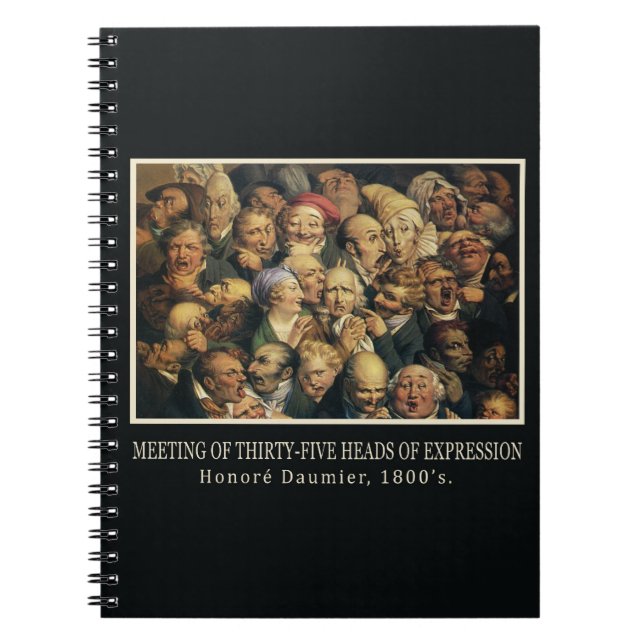 Daumier’s Expressions notebook (Front)