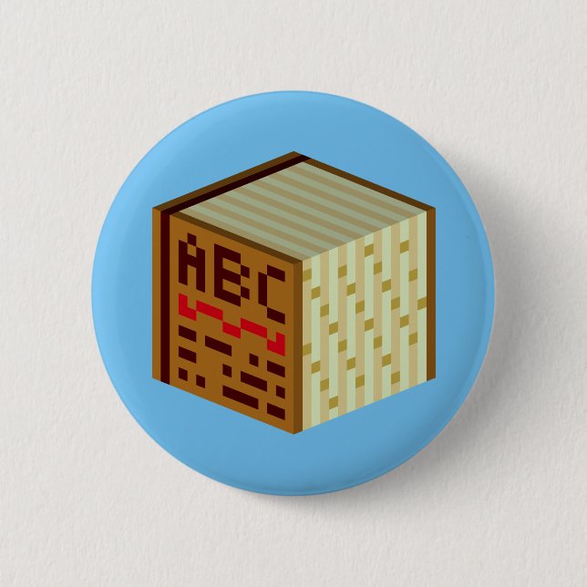 Daunting Dictionary 2 Inch Round Button (Front)