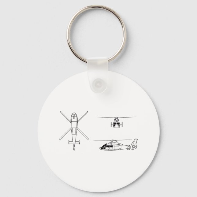 Dauphin2 Keychain (Front)