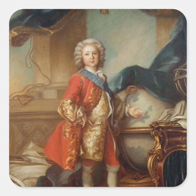 Dauphin Charles-Louis  of France Square Sticker (Front)