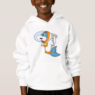 Dauphin en astronaute avec costume