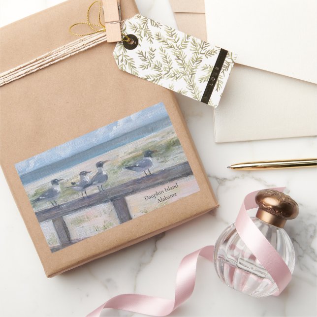 Dauphin Island Seagulls Sticker (Gifting)