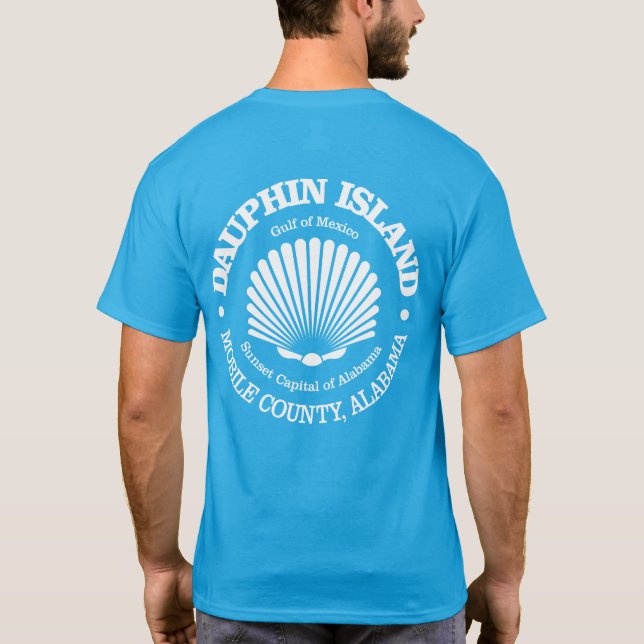 Dauphin Island (seashell) T-Shirt (Back)