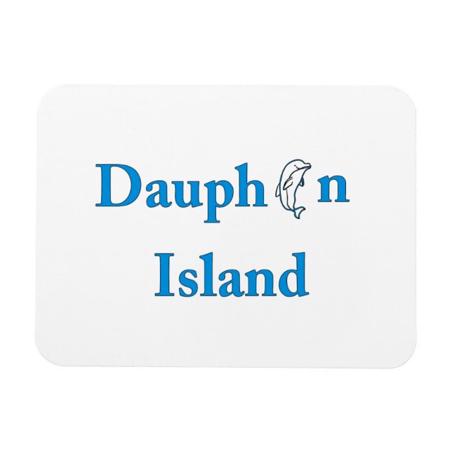 Dauphin Island Sign Magnet (Horizontal)