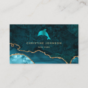 dauphin logo design carte de visite