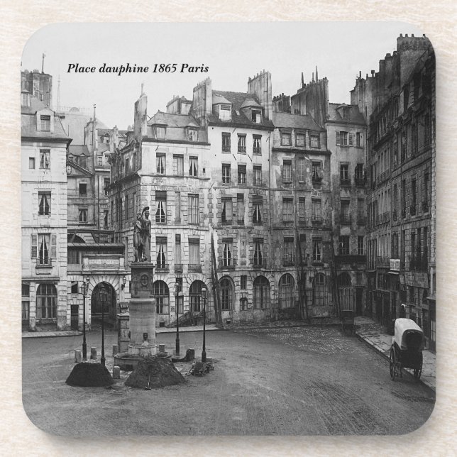 Dauphine Paris d'endroit de dessous de verre (Devant)