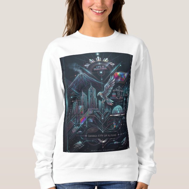 Davao: City of Future Sweatshirt (Front)