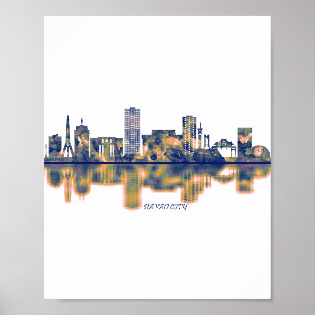 Davao City Skyline Poster (Front)