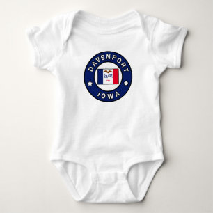 Davenport Iowa Baby Bodysuit