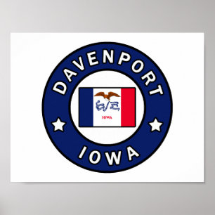 Davenport Iowa Poster