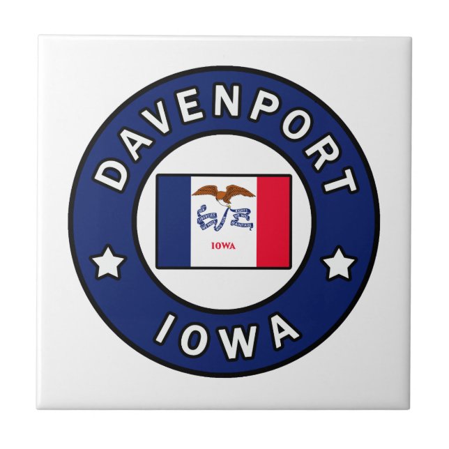 Davenport Iowa Tile (Front)