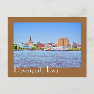 Davenport, Iowa, U.S.A. Postcard
