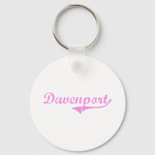 Davenport Last Name Classic Style Keychain
