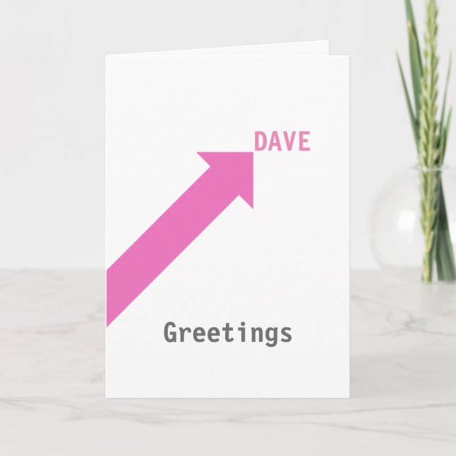 DAVE's Card (Front)