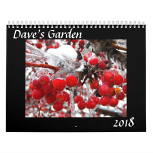 Dave's Garden 2018 Calendar