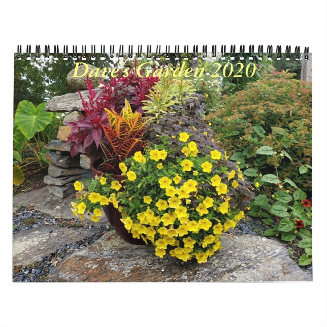 Dave's Garden 2020 Photo Contest Calendar (Cover)