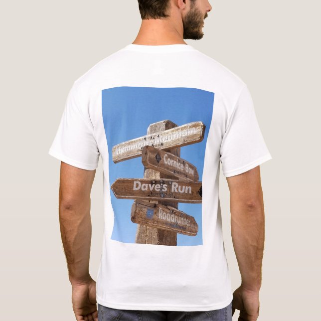 Dave's Run - Mammoth Mountain T-Shirt (Back)