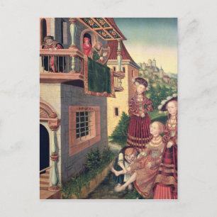 David and Bathsheba, 1528 Postcard