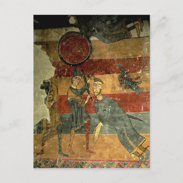 David and Goliath, Catalan School Postcard (Front)