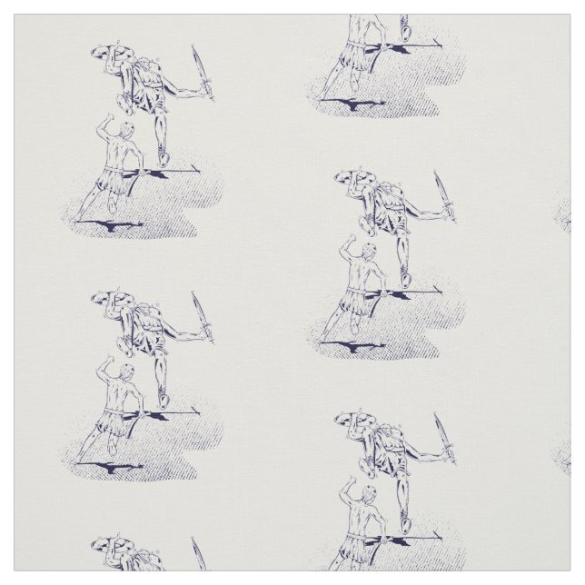 David and Goliath Fabric (Swatch)