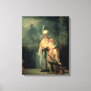 David and Jonathan, 1642 Canvas Print