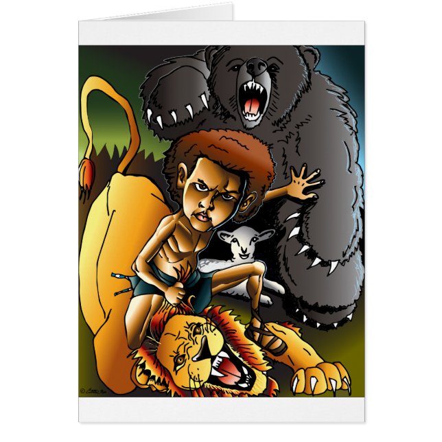 David and the Lion (Front)