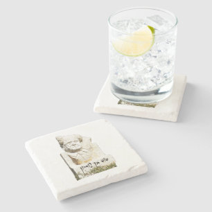 David Ben-Gurion Memorial Stone Coaster