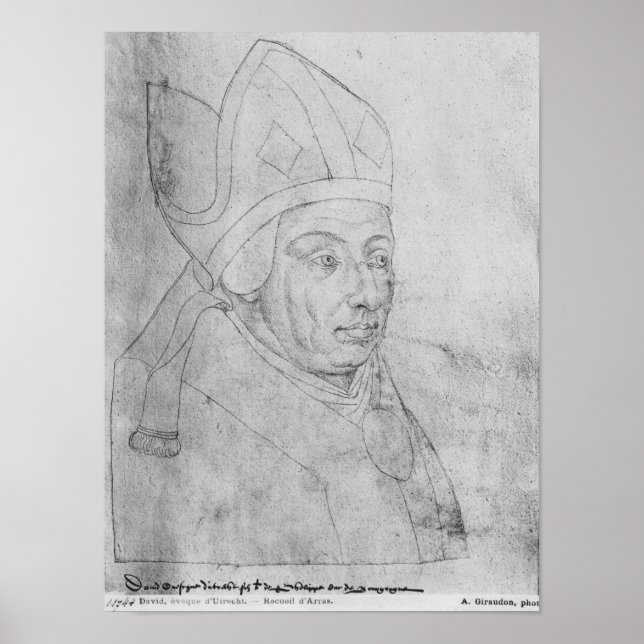 David, bishop of Utrecht Poster (Front)