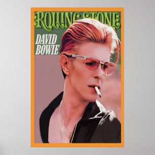 David Bowie 1976 Rolling Stone Magazine Cover Poster