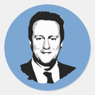 David Cameron Classic Round Sticker