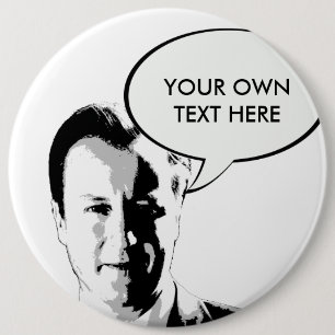 David Cameron - International Leader -.png 6 Inch Round Button
