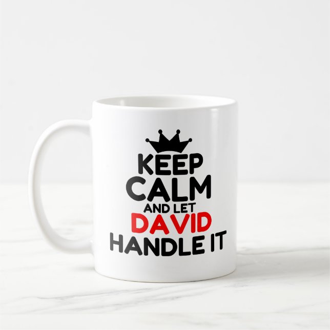 DAVID COFFEE MUG (Left)