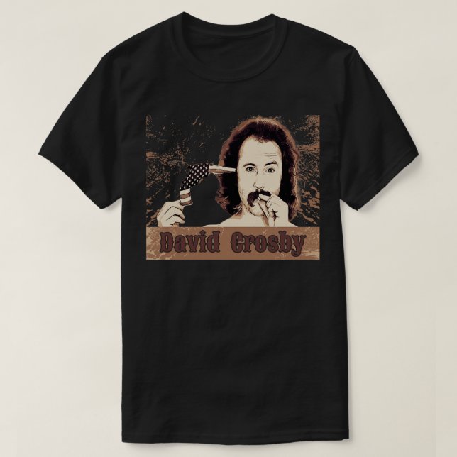 David Crosby T-Shirt (Design Front)