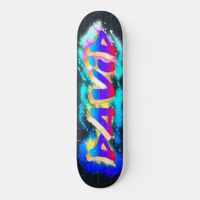 DAVID Customized Graffiti Skateboard (Front)