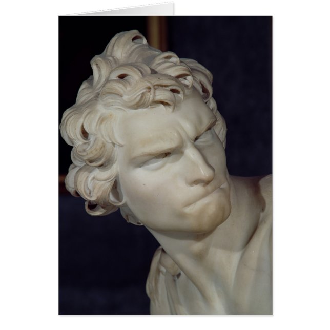 David, détail de la tête, 1623-23 (Devant)